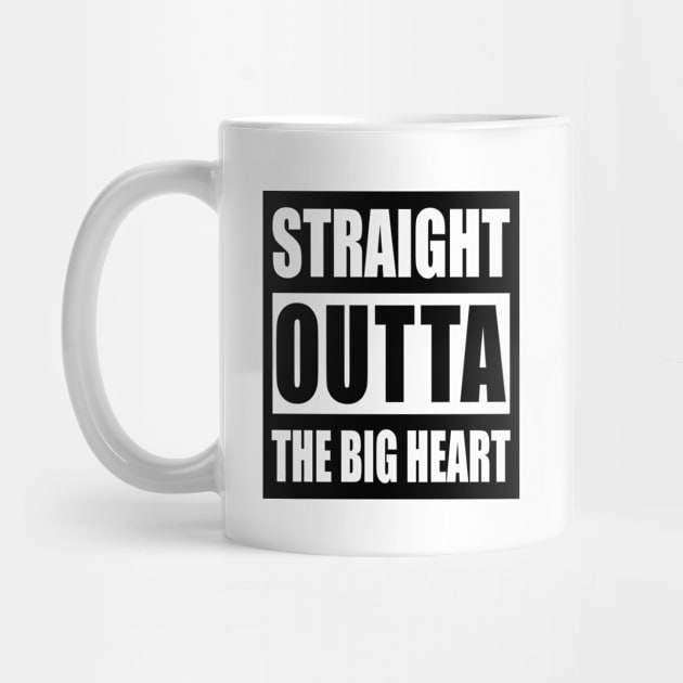 Straight Outta The Big Heart - Houston City, Texas, USA Pride, Traveler Souvenir Gift For Men, Women & Kids by Art Like Wow Designs